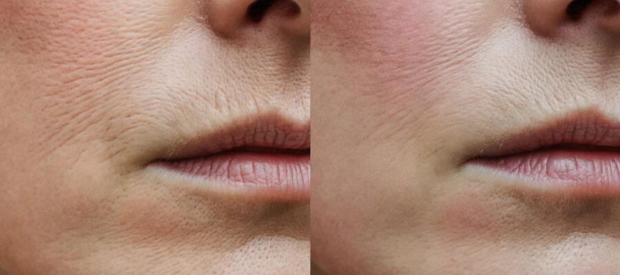 Das Tun gegen Falten am Mund